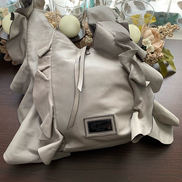 Valentino Garavani Handbags - Valentino Garavani Ruffle Hobo